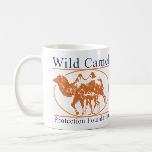 Wild Camel Protection Foundation Logo Koffiemok (Links)