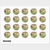 Wild Camels Ronde Sticker (Vel)