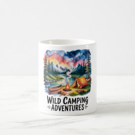 Wild Camping Adventures Waterverf Design Koffiemok