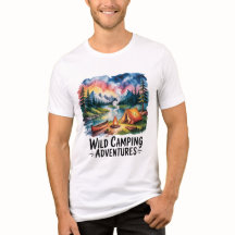 Wild Camping Adventures Waterverf Design