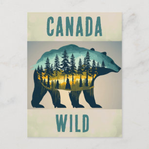  Wild Canada Beer Reizen Briefkaart