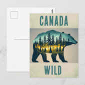  Wild Canada Beer Reizen Briefkaart (Voorkant / Achterkant)