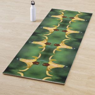 Wild Canada Lily en Insect Abstract Yogamat