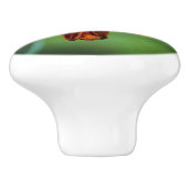 Wild Canada Lily with Insect Keramische Knop (Zijkant)