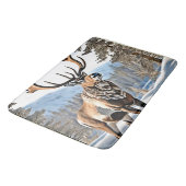 Wild Canadees rendierontwerp Badmat (Gekanteld)