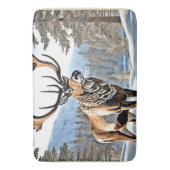 Wild Canadees rendierontwerp Badmat (Voorkant Verticaal)
