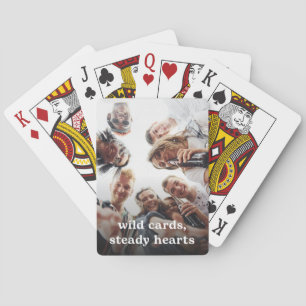 Wild Cards Steady Hearts Foto Pokerkaarten