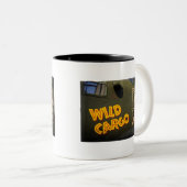 'Wild Cargo' Nose Art Tweekleurige Koffiemok (Voorkant rechts)