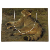 Wild Cat (door Rosa Bonheur) Groot Cadeauzakje (Voorkant)