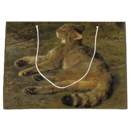 Wild Cat (door Rosa Bonheur) Groot Cadeauzakje