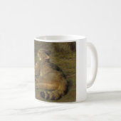 Wild Cat (door Rosa Bonheur) Koffiemok (Voorkant rechts)