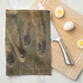 Wild Cat (door Rosa Bonheur) Theedoek (Quarter Fold)