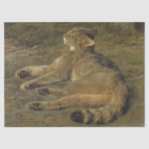 Wild Cat (door Rosa Bonheur)