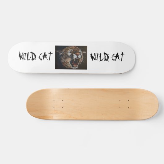 "WILD CAT" Geweldige skateboard! Skateboard (Horizontaal)
