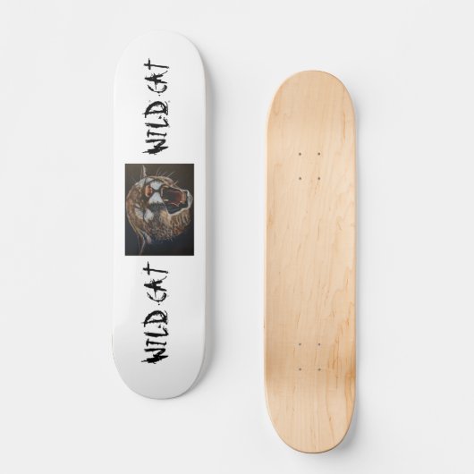 "WILD CAT" Geweldige skateboard! Skateboard (Voorkant)
