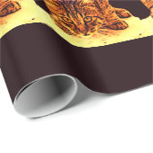 WILD CAT KITTEN CADEAUPAPIER (Rol Hoek)