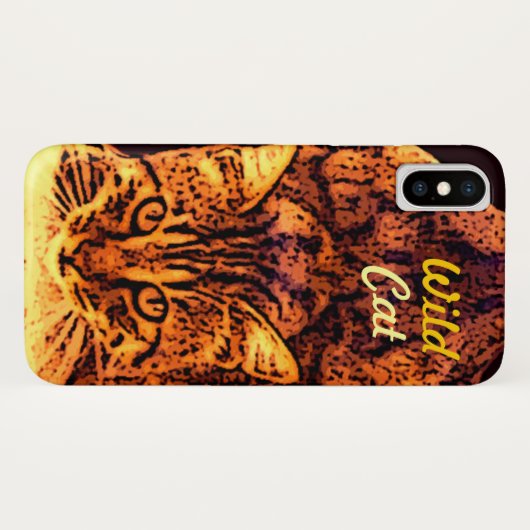 WILD CAT KITTEN Case-Mate iPhone CASE (Achterkant (horizontaal))