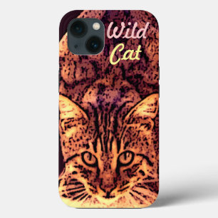 WILD CAT KITTEN iPhone 13 HOESJE