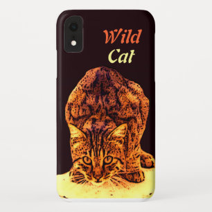 WILD CAT KITTEN iPhone XR HOESJE