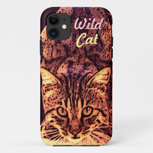 WILD CAT KITTEN Case-Mate iPhone CASE (Achterkant)