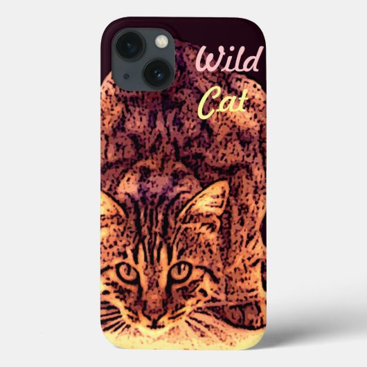 WILD CAT KITTEN Case-Mate iPhone CASE (Achterkant)