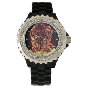 WILD CAT KITTEN HORLOGE