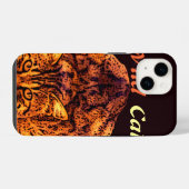 WILD CAT KITTEN iPhone HOESJE (Achterkant horizontaal)