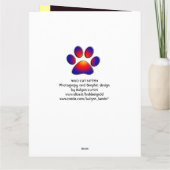 WILD CAT KITTEN KAART (Achterkant)