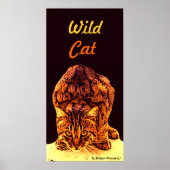 WILD CAT KITTEN POSTER (Voorkant)