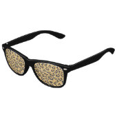 Wild Cat Leopard Print Faux Fur Patroon Kinder Zonnebril (Gekanteld)