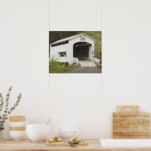 Wild Cat overdekte brug, Lane County, Oregon Poster (Keuken)
