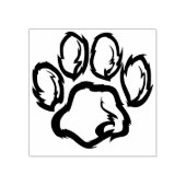 Wild Cat Paw Print Art Stempel (Afrduk)