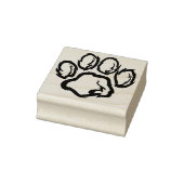 Wild Cat Paw Print Art Stempel (Stempel)