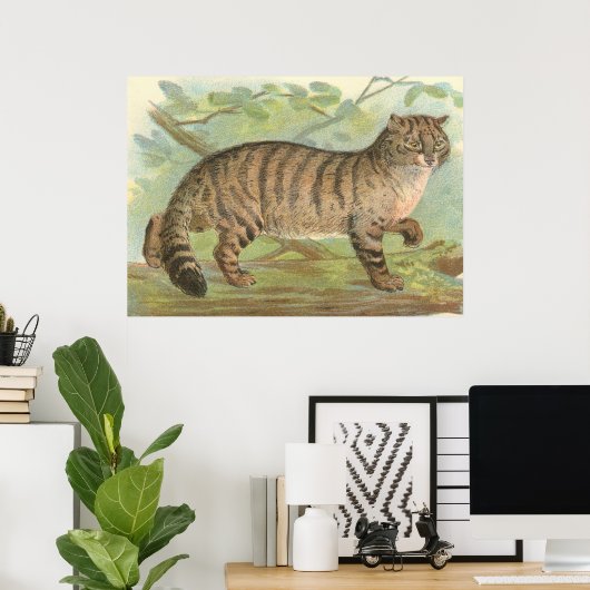 Wild Cat Poster (Thuiskantoor)
