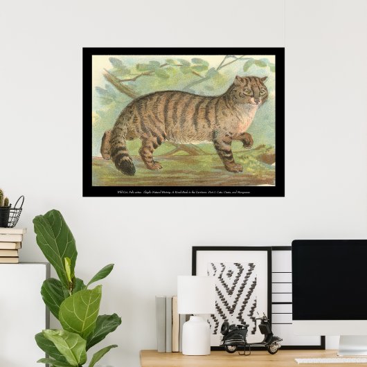 Wild Cat Poster (Thuiskantoor)