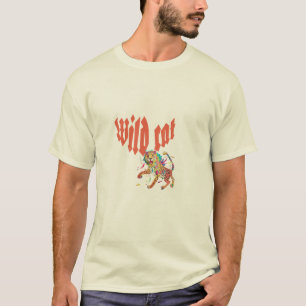 "Wild Cat" Rainbow Leopard T-shirt
