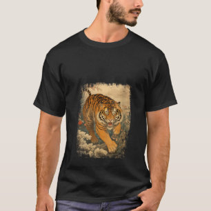 Wild Cat Tijger Head Zoo Wild Aziatisch Tijger V H T-shirt