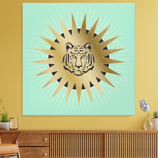 Wild Cat - Wrapped Canvas (Insitu (Woonkamer))