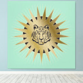 Wild Cat - Wrapped Canvas (Insitu (Houten vloer))