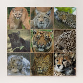 Wild Cats Photo Puzzle Legpuzzel (Horizontaal)