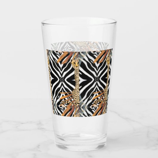 Wild Cheetah  Glas (Achterkant)