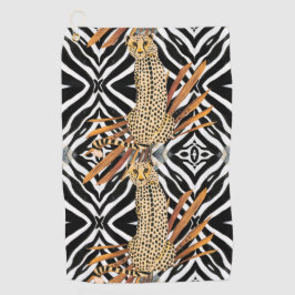 Wild Cheetah Golfhanddoek