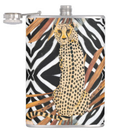 Wild Cheetah  Heupfles