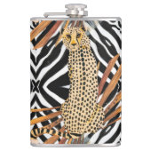 Wild Cheetah Heupfles (Voorkant)