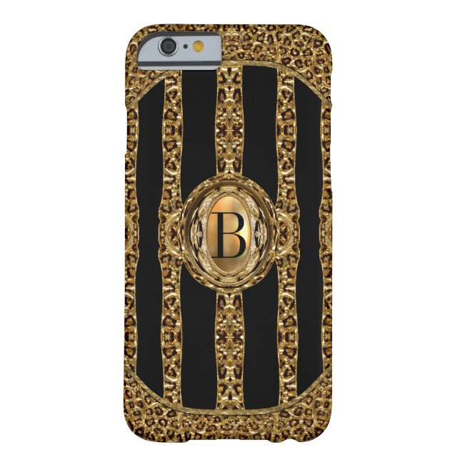 Wild Cheetah Monogram Case-Mate iPhone Case (Achterkant)