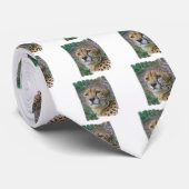 Wild Cheetah Necktie Stropdas (Opgerold)