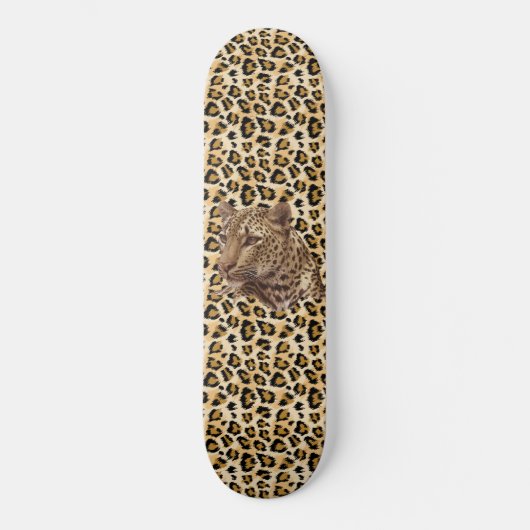 Wild Cheetah Persoonlijk Skateboard (Voorkant)