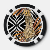 Wild Cheetah Poker Chips (Achterkant)