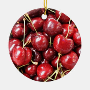 Wild Cherries Keramisch Ornament