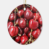 Wild Cherries Keramisch Ornament (Links)